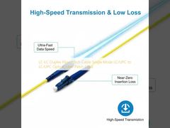 LC-LC Duplex Glasfaser-Patchkabel Single Mode LC/UPC auf LC/UPC Glasfaser-Patchkabel