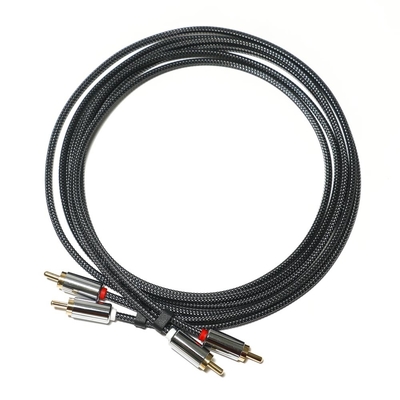 RCA Premium Qualität Digital Audio SPDIF 3,5 mm gestrickt Nylon Aluminiumlegierung Stecker auf Stecker für VCD DVD TV Soundbar