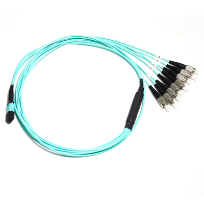 Blaues MTP/MPO-Hybrid-Stammkabel FC/MPO 8/1 12C-Anschluss Für Gerätetest