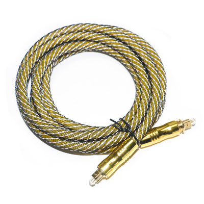 kaufen TOSLINK OD7.0 Gewebtes Seil, vergoldete Anschlüsse, digitales Kabel, hohe Auflösung, für audiophilen Verstärker, TV, 1,8 m, 3 m, 5 m online manufacture