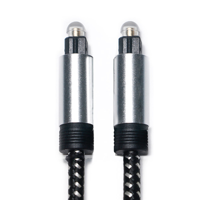 kaufen Toslink Optical Audio Digital Cable SPDIF Cable Knitted Rope Plated Shell Port für Heimkino-CD-Player Soundbar online manufacture