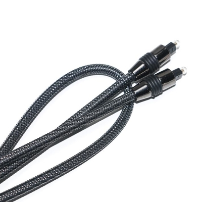 kaufen Factory Outlet Brandneues Toslink Audio Digitalkabel Nylon geflochten OD4.0 Metallgehäuse vergoldeter Stecker online manufacture