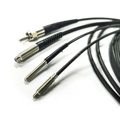 Qualität  Diffuse Reflection Optical Fiber Sensor M3/M4/M5 Series Connector Antenna 0.8mm 1m Fabrik