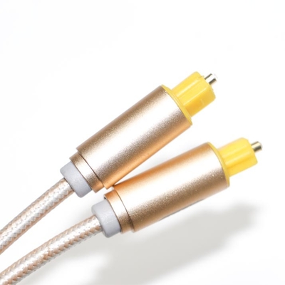 kaufen Toslink-Strickseil mit plattierter mattierter Metallhülle OD4.0-Stecker für Autolautsprecher-Digitalkabel-Soundbar online manufacture