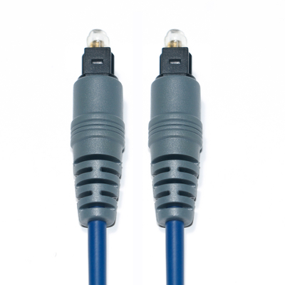 kaufen Toslink Audio-Glasfaserkabel, blauer SPDIF-Kunststoff, quadratischer Sockel, 1,0 mm, PMMA, 1 m, 2 m, für TV-CD-Player online manufacture