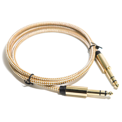 kaufen Guita String Cinch-Audiokabel 6,35 mm, gestricktes Seil, feine Metallschnittstelle, 0,8 m online manufacture