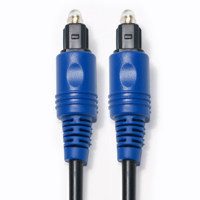 kaufen Fabrikpreis Nagelneues Toslink Digital-Glasfaserkabel PVC-Seil überzogener blauer Shell-HiFi-Sound für Heimkino online manufacture