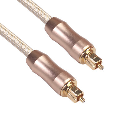 kaufen TOSLINK-bereifte optisches Audiokabel-Goldstecker Knited-Seil Haupttheater CD Shells 1.2M For/DVD Soundbar online manufacture