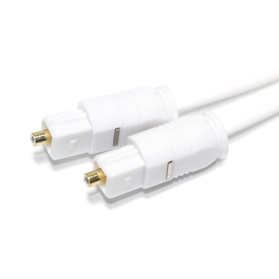 Factory Outlet Digital Optisches Audiokabel Weiß Toslink SPDIF Ultradünn Für Home Sound Bar Mini CD