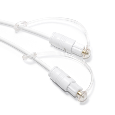 Factory Outlet Digital Optisches Audiokabel Weiß Toslink SPDIF Ultradünn Für Home Sound Bar Mini CD