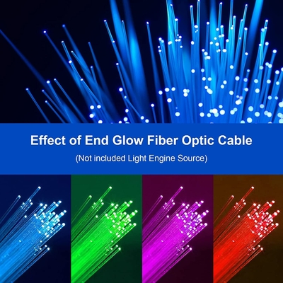 FTTH-Faser-Drop-Kabel PMMA-Kern 0,25 mm-10 mm Kunststoff-Optikfaser transparent für Trans-Datum/Signal