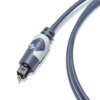 Toslink Digitales Audiokabel OD4.0 Glasfaserkabel beschichteter ABS-Rundstecker HiFi-Sound für Heimkino-CD-Soundbar
