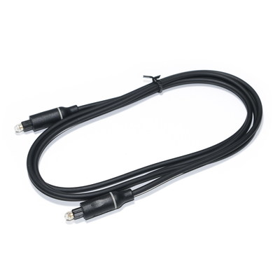 1,5 m - 5 m Toslink-Digitalkabel OD4.0 schwarzer Kunststoffstecker für Heimkino-CD-Soundbar
