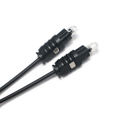 Toslink-Optikkabel OD2.2 Schwarz, ultradünnes SPDIF-Ausgangskabel für Soundbar-Mini-Player-CD
