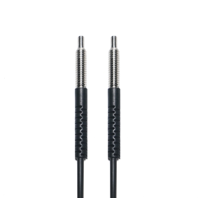 Korrosionsbeständiger Glasfasersensor Doppelstecker M3 M4 Serie Stecker 0,8 mm
