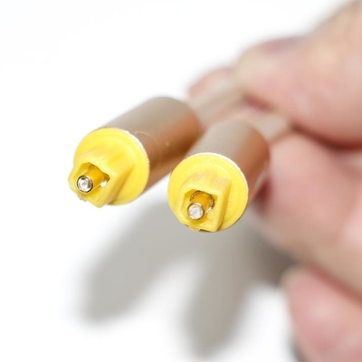 Toslink-Strickseil mit plattierter mattierter Metallhülle OD4.0-Stecker für Autolautsprecher-Digitalkabel-Soundbar