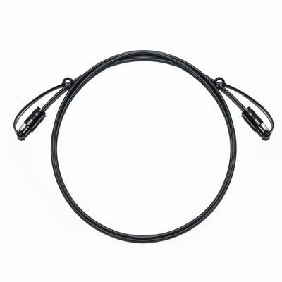 Factory Outlet Toslink Optic Audiokabel PMMA Schwarz PVC mit Staubkappe extra dünn für Soundbar