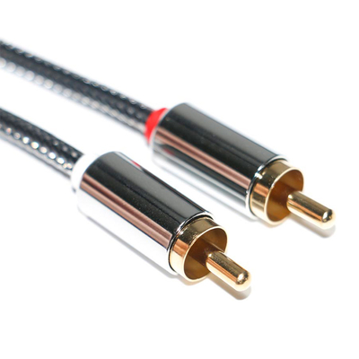 RCA Premium Qualität Digital Audio SPDIF 3,5 mm gestrickt Nylon Aluminiumlegierung Stecker auf Stecker für VCD DVD TV Soundbar