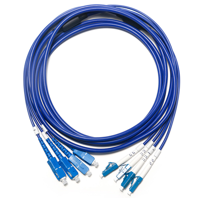 SC LC Glasfaser-Patchkabel Multimode Dual-Core OM3 4/4 10G für Survailance WLAN LAN