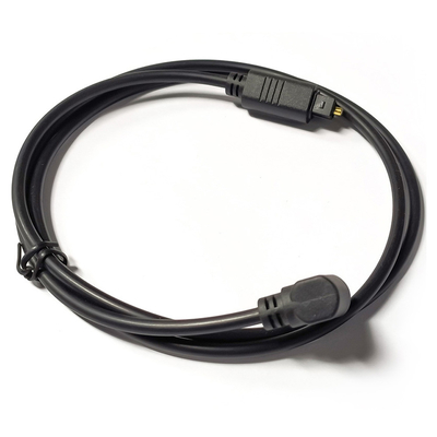 Facotry Outlet Toslink Digital Audio Cable Black OD4.0 Square Interface 90° 0.5M für Mini Player Soundbar