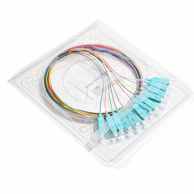 LWL-Patchkabel Blau SC&UPC 12-adriges Farbband Pigtail Blauer Anschluss 09 mm Gigabit-Ethernet-Geschwindigkeiten 1,5 m, 2 m, 3 m