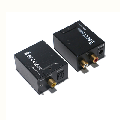 Werksverkauf Digitale optische Faser zu analogem 3,5-mm-Toslink/SPDIF-Audiokonverter DTA10