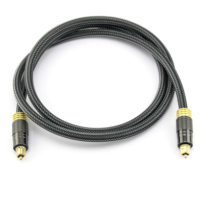 Factory Outlet Premium Digital Optical Audio Toslink 24K vergoldetes goldenes Strickseil 1,2 m