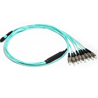 Blaues MTP/MPO-Hybrid-Stammkabel FC/MPO 8/1 12C-Anschluss Für Gerätetest