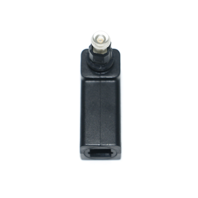 Toslink-Buchse auf Toslink-Stecker optischer 90-Grad-Winkel-Audiokabel-Adapter Stereo-Audio-Konverter 360 drehbar