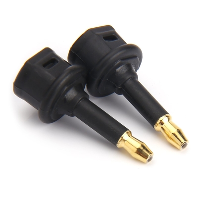 Factory Outlet Toslink Fiber Optic Audio Adapter 3.5mini Quadratischer Erweiterungsport zu Glasfaserkonvertierung