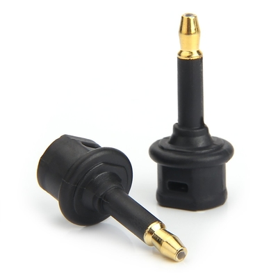 Factory Outlet Toslink Fiber Optic Audio Adapter 3.5mini Quadratischer Erweiterungsport zu Glasfaserkonvertierung
