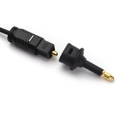 Factory Outlet Toslink Fiber Optic Audio Adapter 3.5mini Quadratischer Erweiterungsport zu Glasfaserkonvertierung