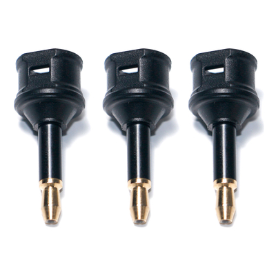 Factory Outlet Toslink Fiber Optic Audio Adapter 3.5mini Quadratischer Erweiterungsport zu Glasfaserkonvertierung