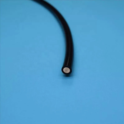 Factory Outlet POF 10mX 6mm Außendurchmesser PVC PMMA Kunststoff schwarze Ummantelung Glow Glasfaserkabel für helle Dekoration