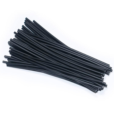 Factory Outlet POF 10mX 6mm Außendurchmesser PVC PMMA Kunststoff schwarze Ummantelung Glow Glasfaserkabel für helle Dekoration