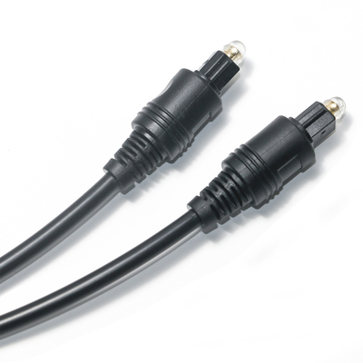 [Factory Outlet] Toslink-Kabel Digitales optisches Audio-Schwarzkabel OD4.0 PVC für TV-Soundbar-AV-Receiver-Spielekonsole