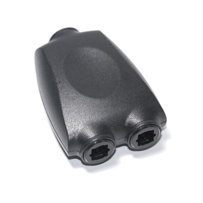 Digital Toslink Optical Audio Splitter Adapter Glasfaserkonverter 1/2 SPDIF 1 Buchse auf 2 Buchse