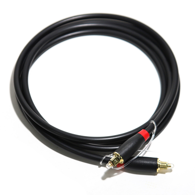 Hochwertiger Fabrikpreis 24K Digital Optical Audio Toslink Kabel ABS vergoldet Ject 1.5M