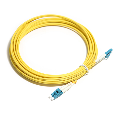 Schnur-aus optischen Fasern gelbes Duplex OM5 in mehreren Betriebsarten 2M 3M 5m 10G LC-LC für WLAN LAN