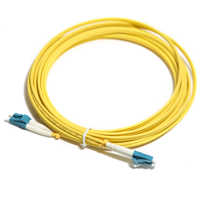 Schnur-aus optischen Fasern gelbes Duplex OM5 in mehreren Betriebsarten 2M 3M 5m 10G LC-LC für WLAN LAN