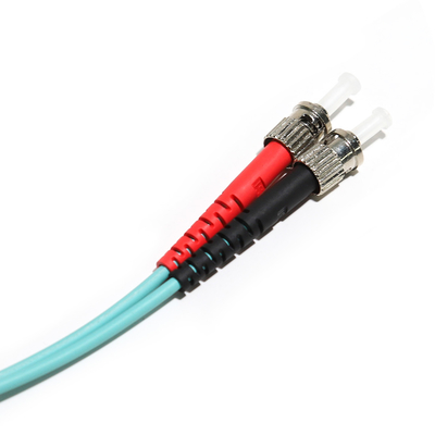 Duplex-Multimodefaser-Optikschnur OD3.0 OM3 0.8M 1.5M 2M For WLAN 10G LC-ST LAN