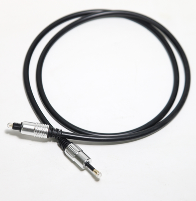Optisches Toslink verkabeln OD5.0 Seil T-3.5 überzog silberne AluminiumShell For Home Theatre Amplifier Soundbar 1.5M 3M 5M