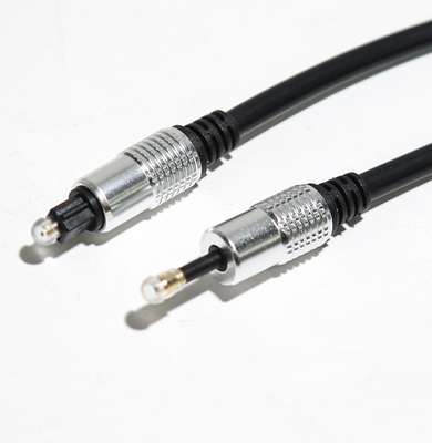 Optisches Toslink verkabeln OD5.0 Seil T-3.5 überzog silberne AluminiumShell For Home Theatre Amplifier Soundbar 1.5M 3M 5M