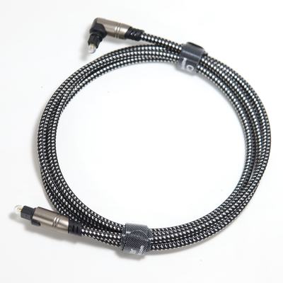 90 Grad optisches Audioseil Toslink kabel-OD5.0 Knited für Soundbar 5M