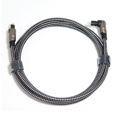 90 Grad optisches Audioseil Toslink kabel-OD5.0 Knited für Soundbar 5M