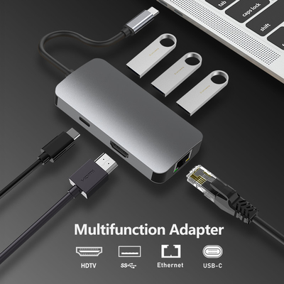 Multifunktions-Mikro-USB-C zu HDTV-Adapter USB-C-Adapter für Mac TV-Projektion