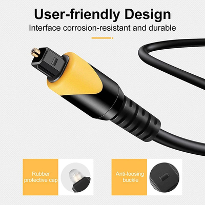 Digitales Hifi Toslink Kabel Männlich zu Männlich Toslink Standard Glasfaseraudiokabel