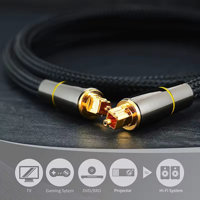Digitales optisches Audio-Toslink-Kabel SPDIF-Faser-Lautsprecherdraht für HIFI-Videokarte DVD TV DTS Dolby 5.1 7.1 Audio-Verstärker