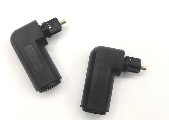 Frau zu den weiblichen Zusätzen aus optischen Fasern 90 Grad-Winkel-Adapter
