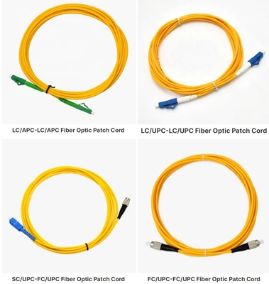 OPTISCHE FIBER-PATCH CORD simplex FC ST LC SC Multimode 5M 3M 2M 1M Glasfaserkabel
